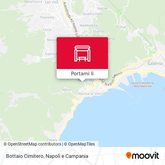 Mappa Bottaio Cimitero