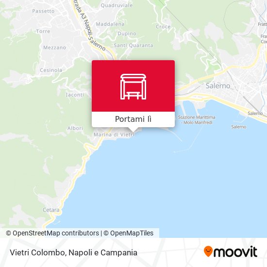 Mappa Vietri Colombo