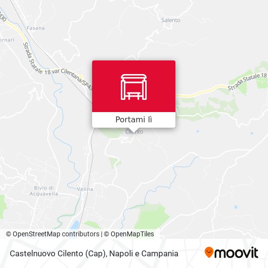 Mappa Castelnuovo Cilento (Cap)