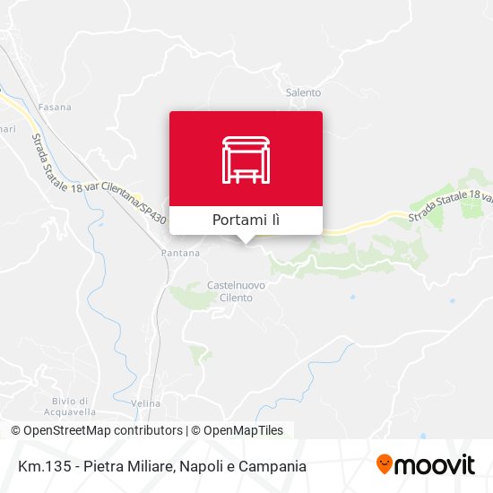 Mappa Km.135 - Pietra Miliare
