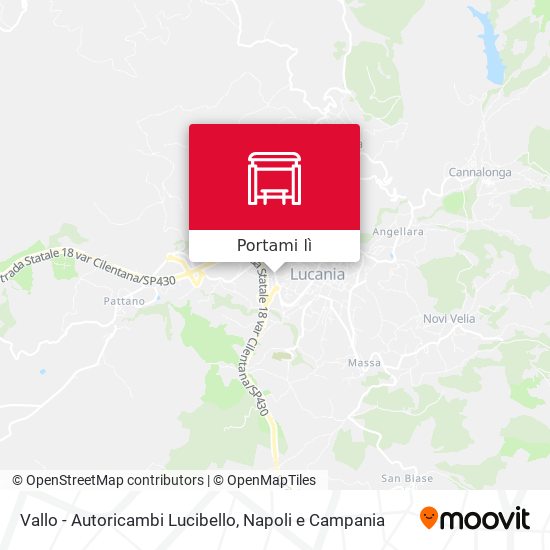 Mappa Vallo - Autoricambi Lucibello