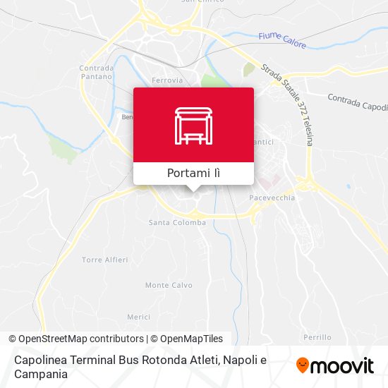 Mappa Capolinea Terminal Bus Rotonda Atleti