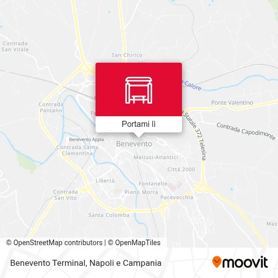 Mappa Benevento Terminal