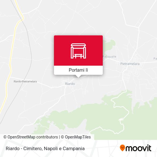 Mappa Riardo - Cimitero