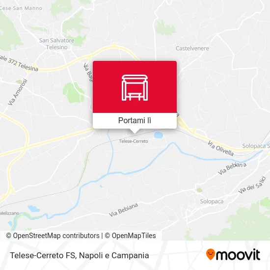 Mappa Telese-Cerreto FS