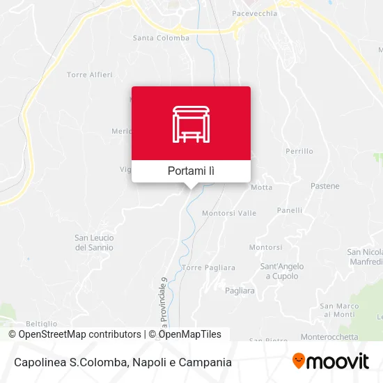 Mappa Capolinea S.Colomba