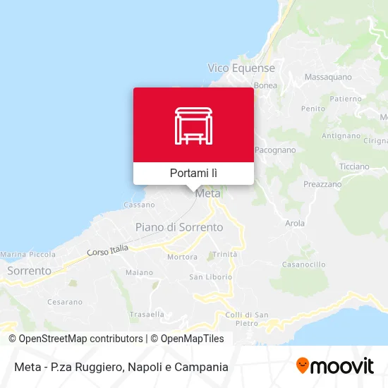 Mappa Meta - P.za Ruggiero