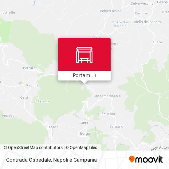 Mappa Contrada Ospedale