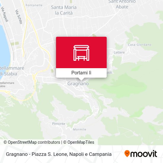 Mappa Gragnano - Piazza S. Leone