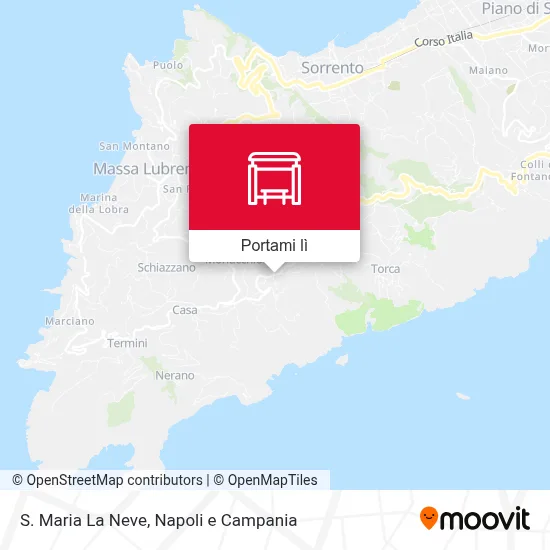 Mappa S. Maria La Neve