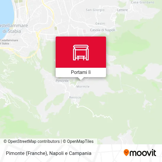 Mappa Pimonte (Franche)