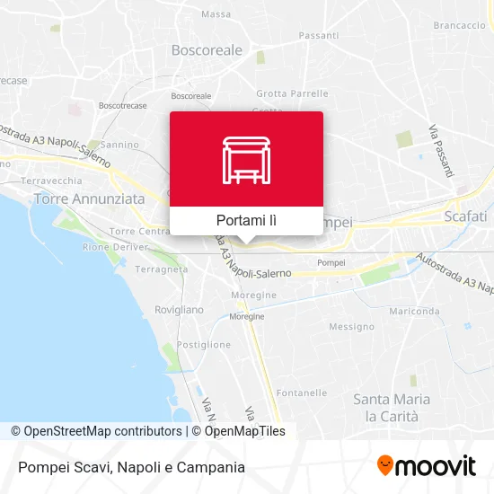 Mappa Pompei Scavi