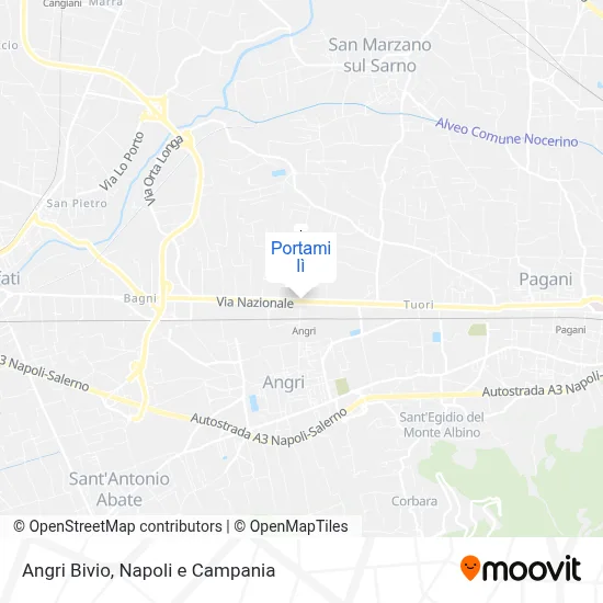 Mappa Angri Bivio
