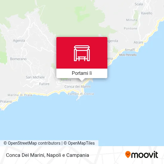 Mappa Conca Dei Marini