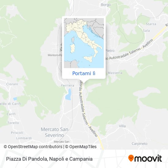 Mappa Piazza Di Pandola