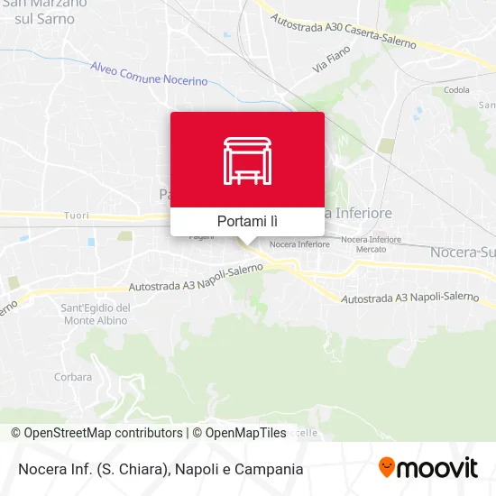 Mappa Nocera Inf. (S. Chiara)