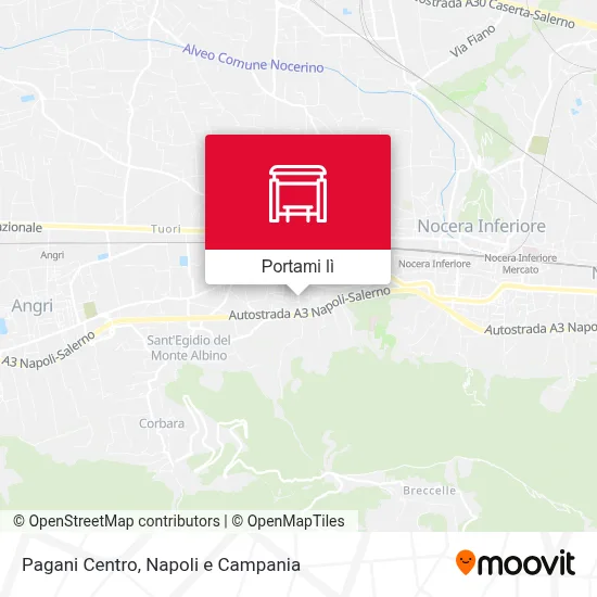Mappa Pagani Centro