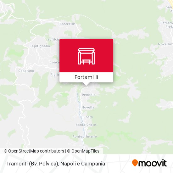 Mappa Tramonti (Bv. Polvica)