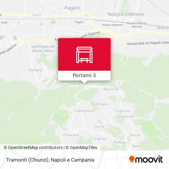 Mappa Tramonti (Chiunzi)