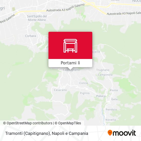 Mappa Tramonti (Capitignano)