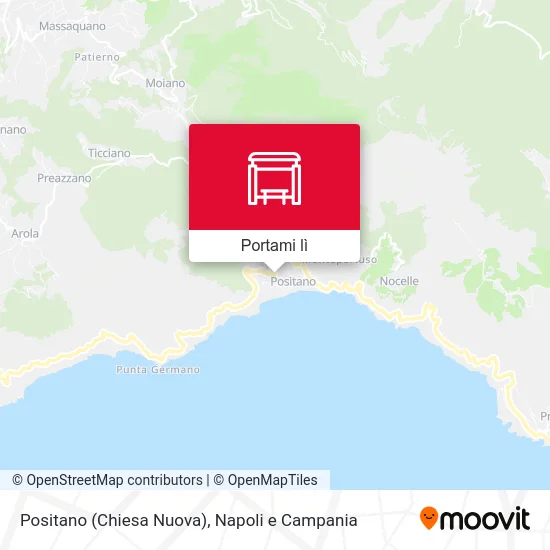 Mappa Positano (Chiesa Nuova)