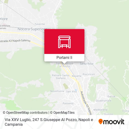 Mappa Via XXV Luglio, 247 S.Giuseppe Al Pozzo