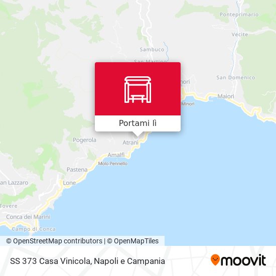 Mappa SS 373 Casa Vinicola