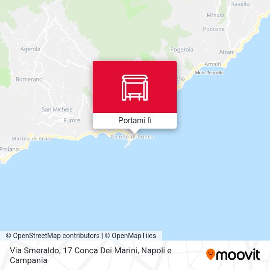 Mappa Via Smeraldo, 17 Conca Dei Marini