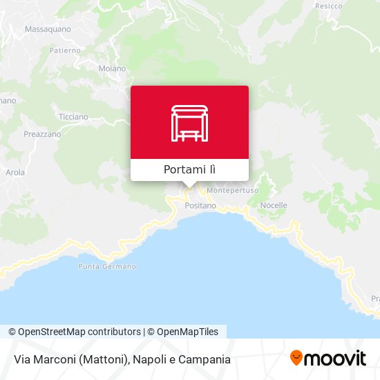 Mappa Via Marconi (Mattoni)