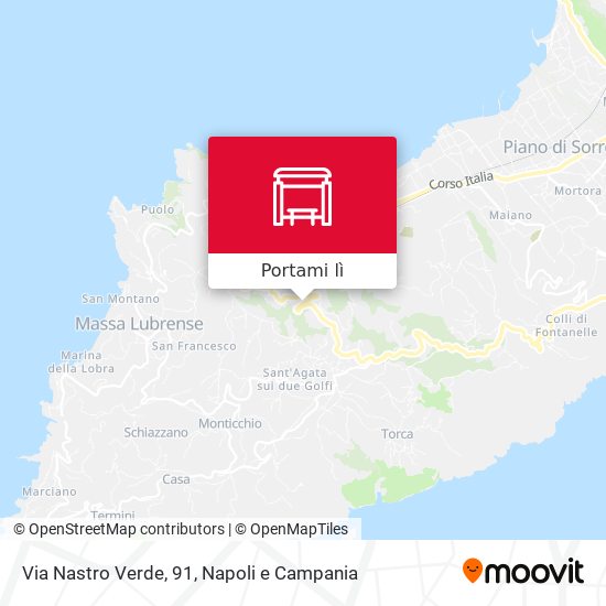 Mappa Via Nastro Verde, 91