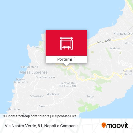 Mappa Via Nastro Verde, 81