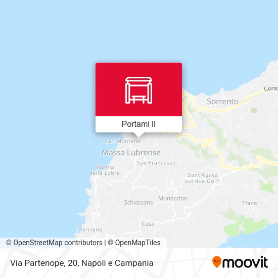 Mappa Via Partenope, 20