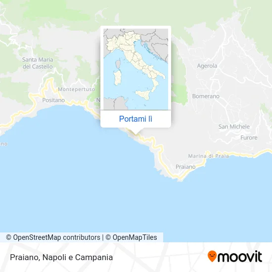 Mappa Praiano