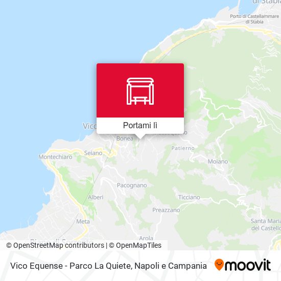 Mappa Vico Equense - Parco La Quiete