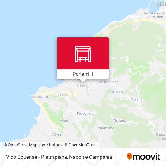 Mappa Vico Equense - Pietrapiana