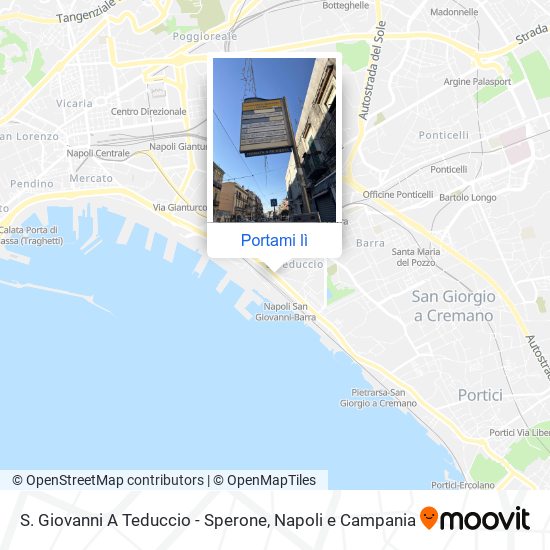 Mappa S. Giovanni A Teduccio - Sperone
