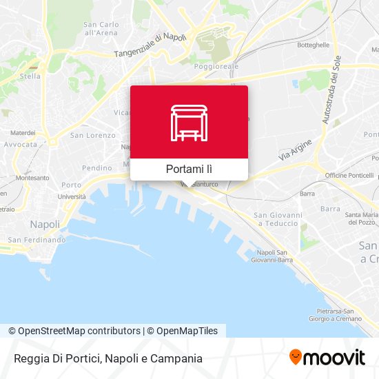 Mappa Reggia Di Portici