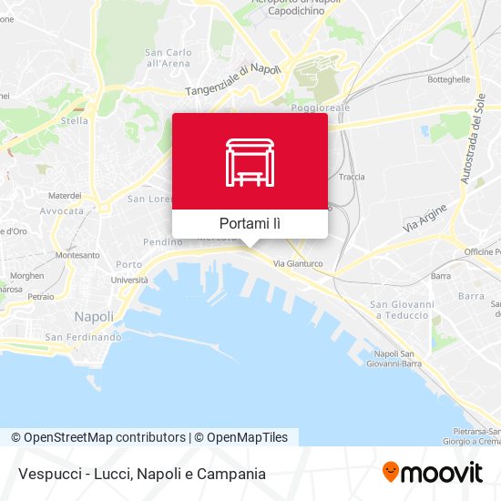 Mappa Vespucci - Lucci