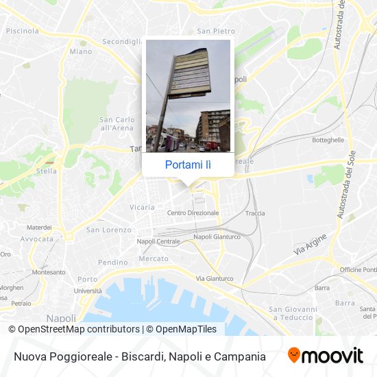 Mappa Nuova Poggioreale - Biscardi