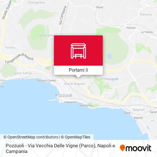 Mappa Pozzuoli - Via Vecchia Delle Vigne (Parco)