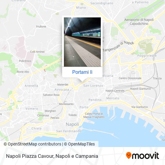 Mappa Napoli Piazza Cavour