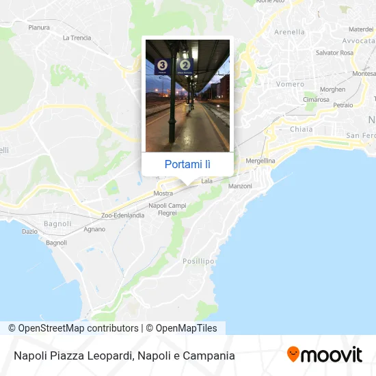 Mappa Napoli Piazza Leopardi