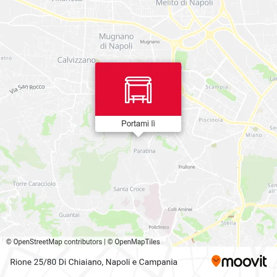 Mappa Rione 25/80 Di Chiaiano