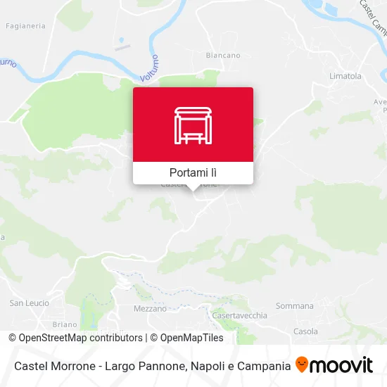 Mappa Castel Morrone - Largo Pannone