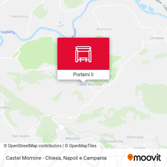 Mappa Castel Morrone - Chiesa