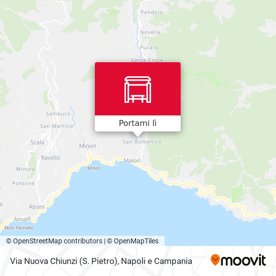 Mappa Via Nuova Chiunzi (S. Pietro)