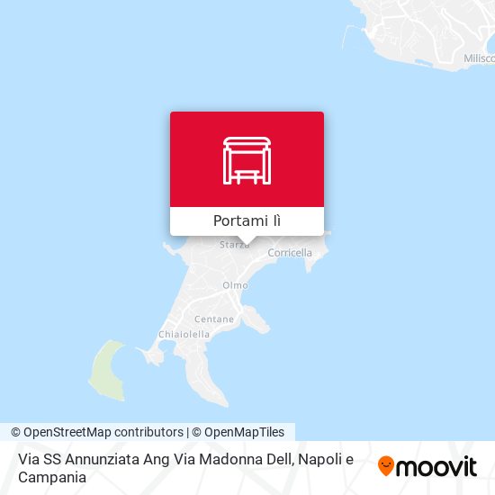 Mappa Via SS  Annunziata Ang  Via Madonna Dell