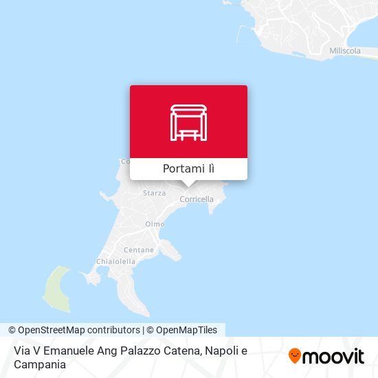 Mappa Via V Emanuele Ang  Palazzo Catena