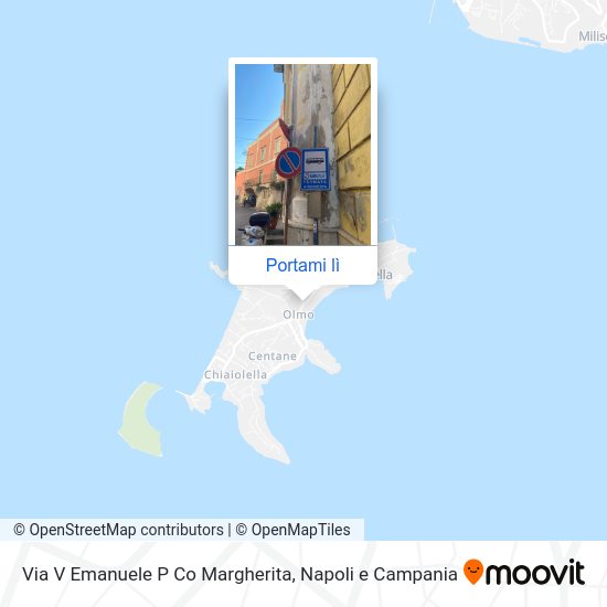 Mappa Via V  Emanuele   P Co Margherita