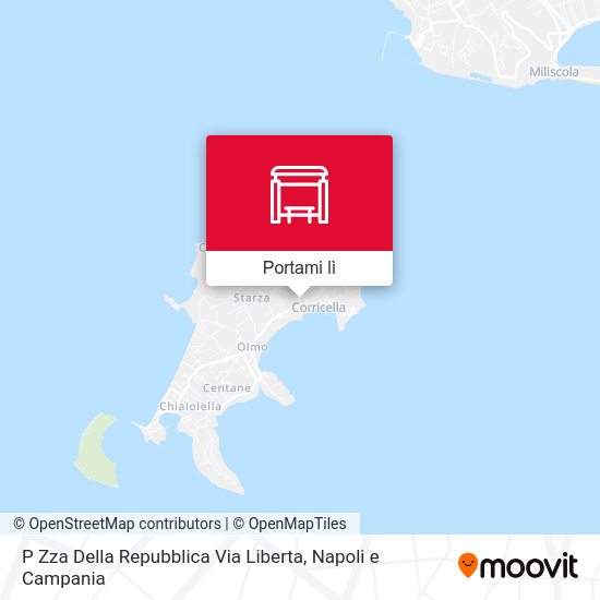 Mappa P Zza Della Repubblica   Via Liberta